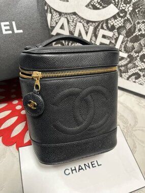 Chanel Vanity Bag Black